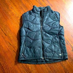 Black Thin Puff Vest